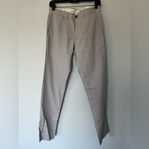 Men’s Club Monaco Light Gray Slim Chinos 28x32